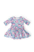 head-in-the-clouds-3-4-sleeve-twirl-bodysuit Mila & Rose - Sophia's StyleTwirl Bodysuit - 3/4 Sleeve-1